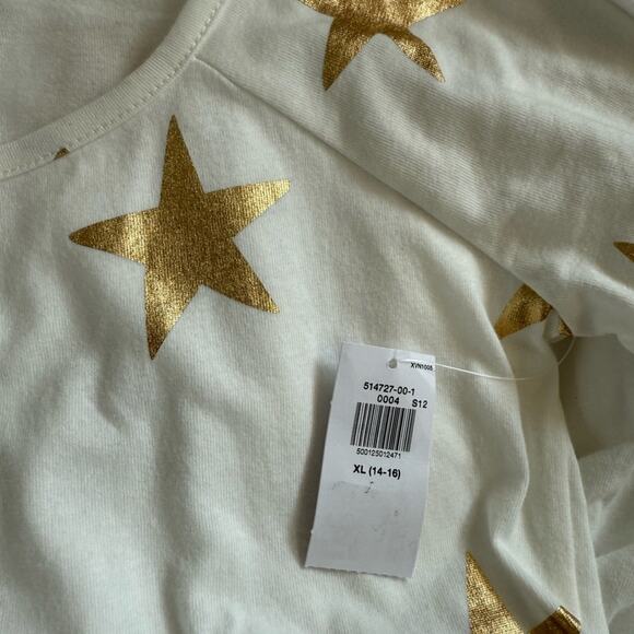 Old Navy Gold Stars Long-Sleeve Square Neck Fit and Flare Dress - Picture 7 of 8